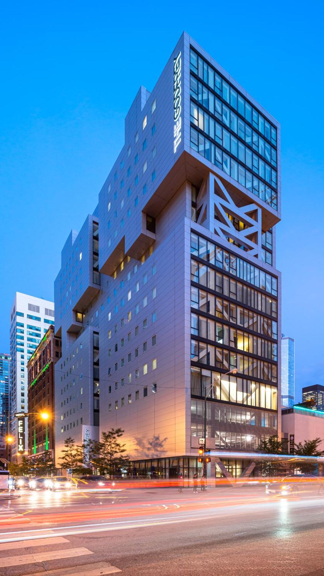 Godfrey Hotel Chicago Buitenkant foto